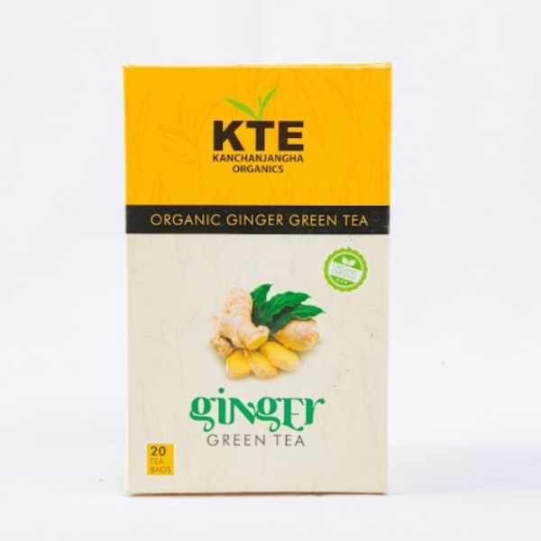 KTE Organic Ginger Green Tea (20 Tea Bags)