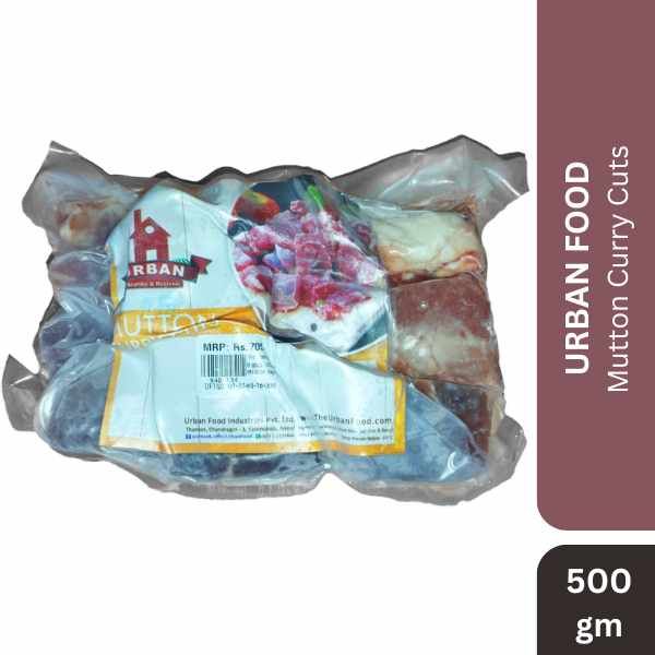 Urban Food Mutton Curry Cuts, 500gm