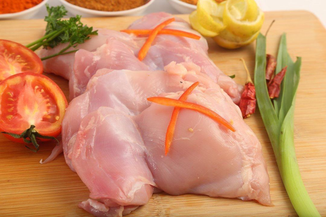 Chicken BoneLess Leg - Valley Cold Store, 500 gm