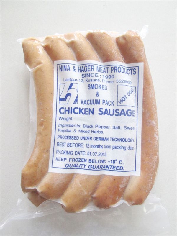 Nina & Hager Hot Dog Chicken Sausage - 400 gm