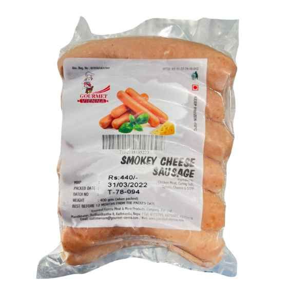 Gourmet Vienna Smokey Cheese Sausage, 400gm