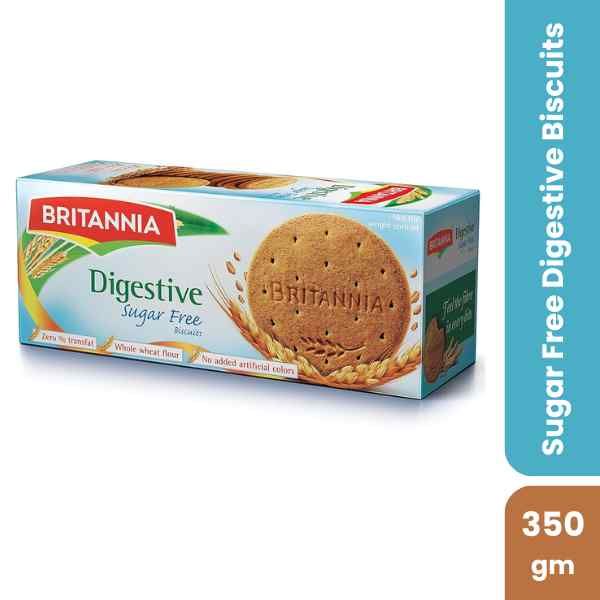 Britannia Sugar Free Digestive Biscuits, 350gm