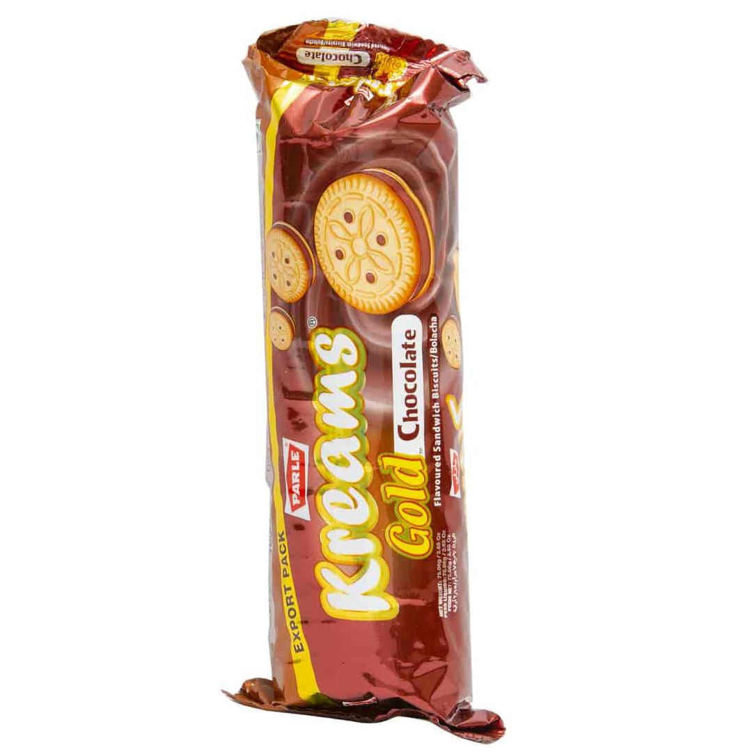 Parle Kreams Gold Chocolate Biscuit, 25+12gm