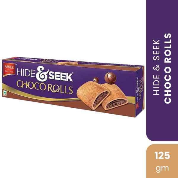 Parle Hide & Seek Choco Rolls, 125gm