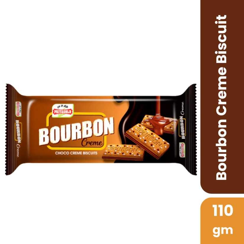 Priyagold Bourbon Creme Biscuit, 110gm