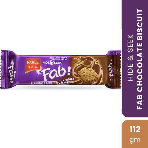 Parle Hide & Seek Fab Chocolate Biscuit, 112gm