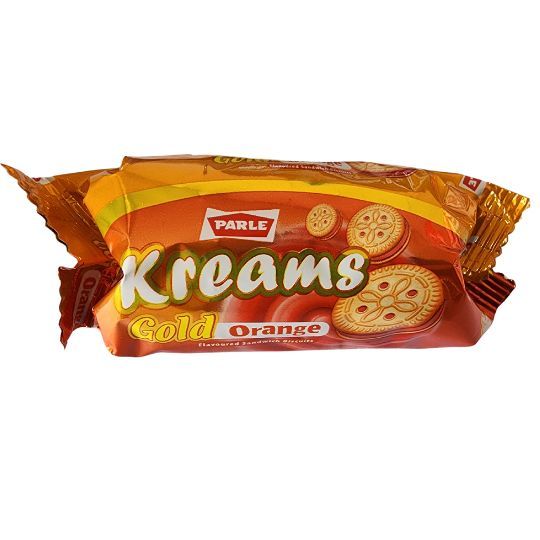 Parle Kreams Gold Orange Biscuit, (25+12gm)