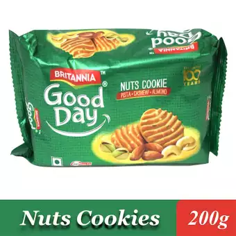 Britannia GoodDay Nuts Cookies, 200gm