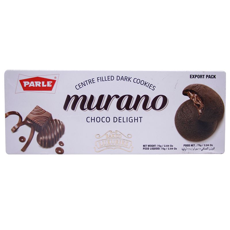 Parle Murano Centre Filled Dark Cookies - Choco Delight, 75 gm