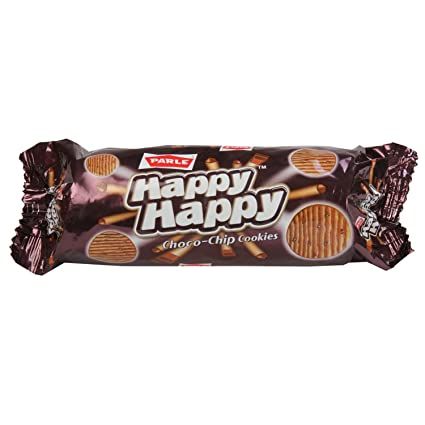 Parle Happy Happy Choco Chip Cookies, 60gm