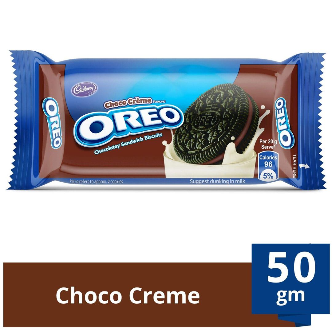 Cadbury Oreo Chocolate Cream Biscuit, 43gm