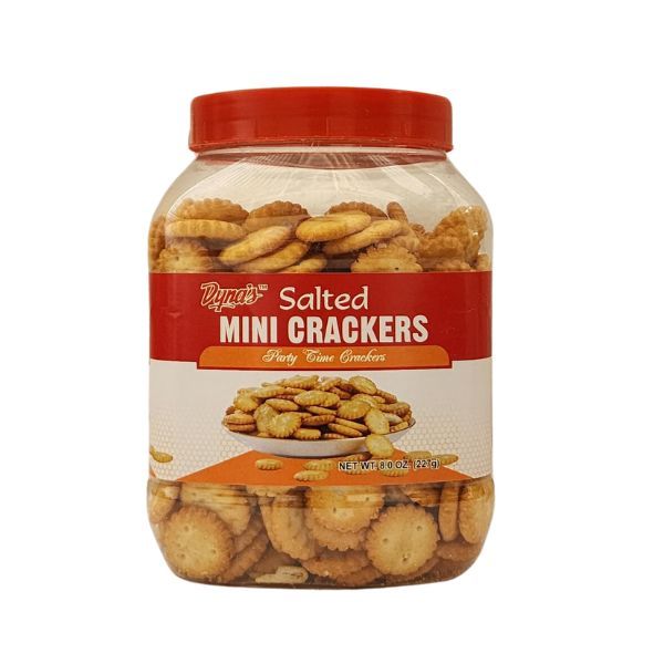 Dyna's Mini Crackers, Salted, 227gm