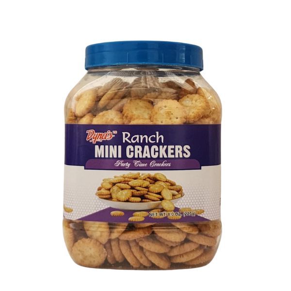 Dyna's Mini Crackers, Ranch, 227gm