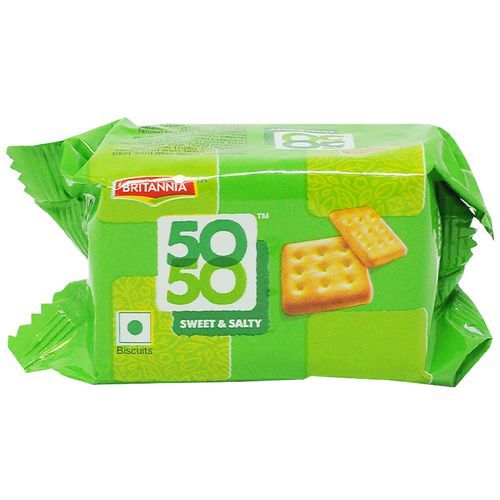 Britannia 50-50 Sweet & Salty Biscuits, 25g