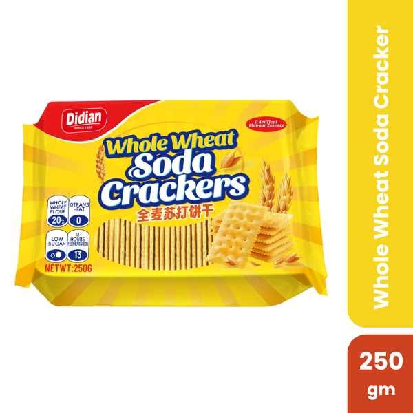 Didian Whole Wheat Soda Cracker, 250gm