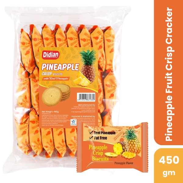 Didian Pineapple Fruit Crisp Cracker, 450gm