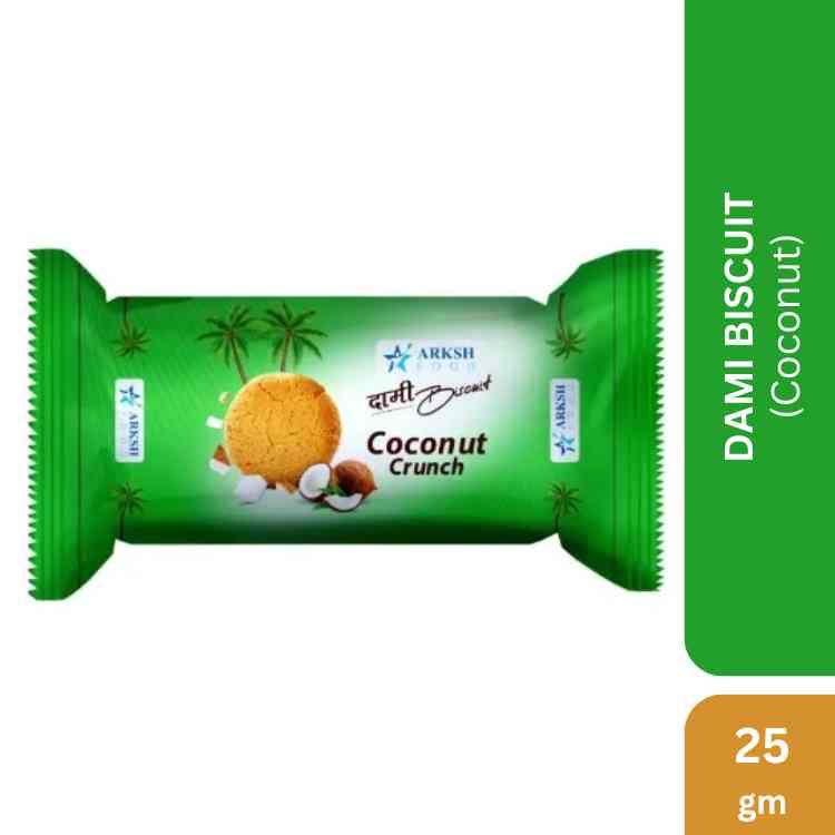 Arksh Food Dami Biscuit (Coconut), 25gm