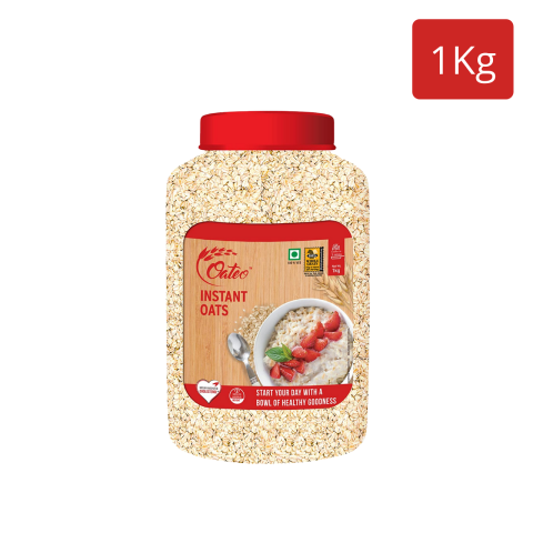 Oateo Instant Oats,1kg Jar