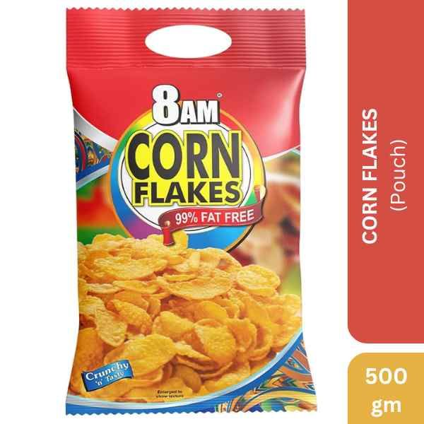 8AM Cornflakes, 500gm Pouch