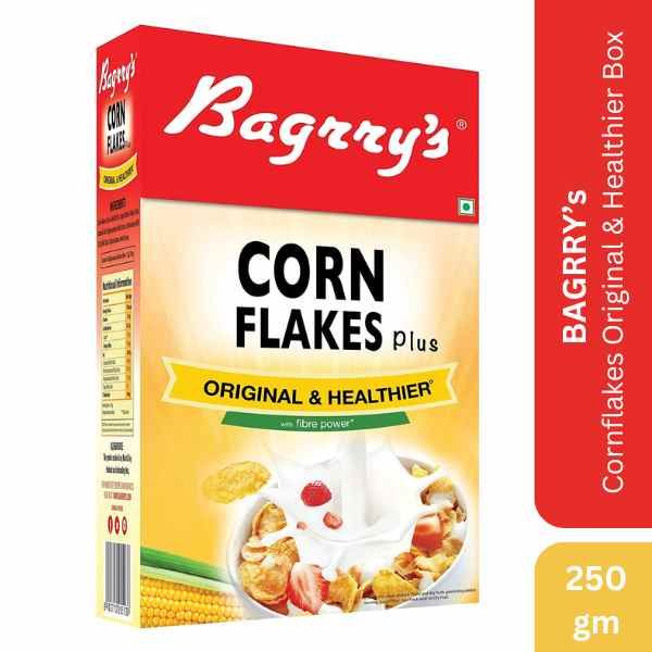 Bagrry's Cornflakes Original & Healthier Box, 250gm