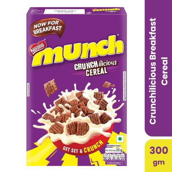 Nestle Munch Crunchilicious Breakfast Cereal, 300g Box