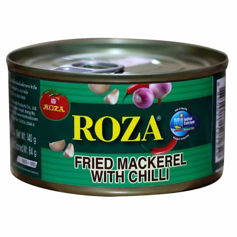 Roza Fried Mackerel with Chilli Sauce, 140 gm (151ZO)