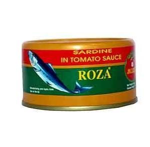 Roza Sardine in Tomato Sauce, 185gm EOE(153FL)