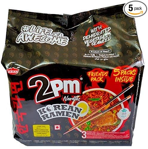 2pm Korean Ramen Noodles, 100g (Pack of 5)