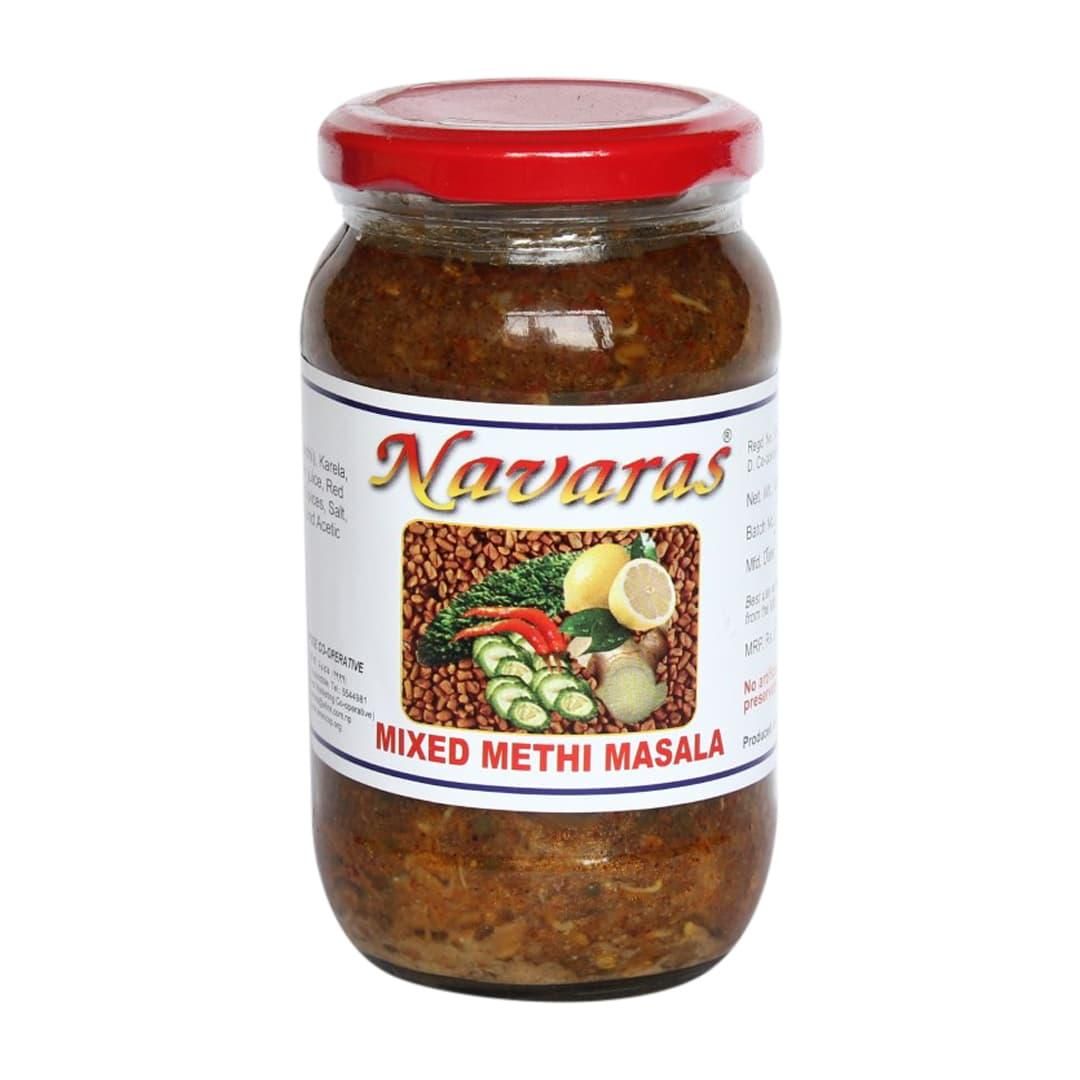 Navaras Mixed Methi Masala Pickle 400gm