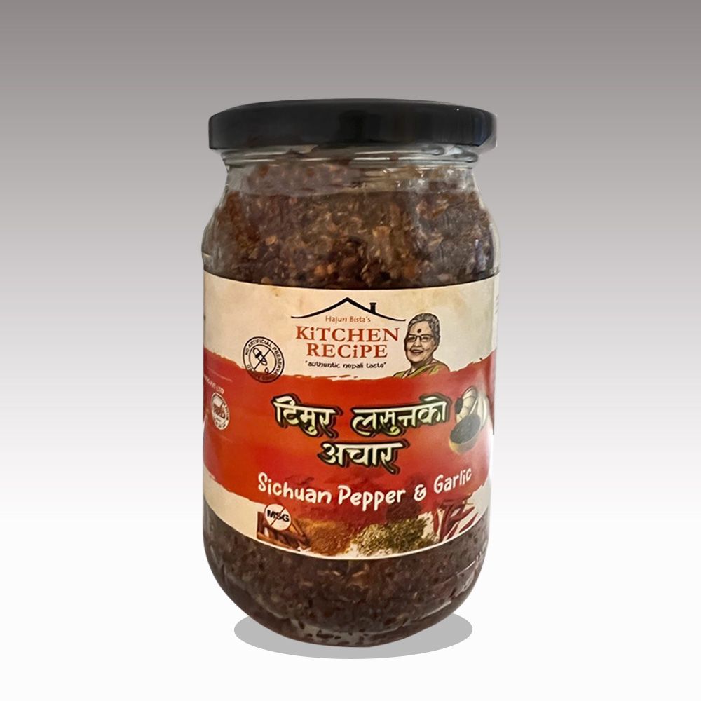 KiTCHEN RECiPE Timmur & Garlic Pickle, 200gm