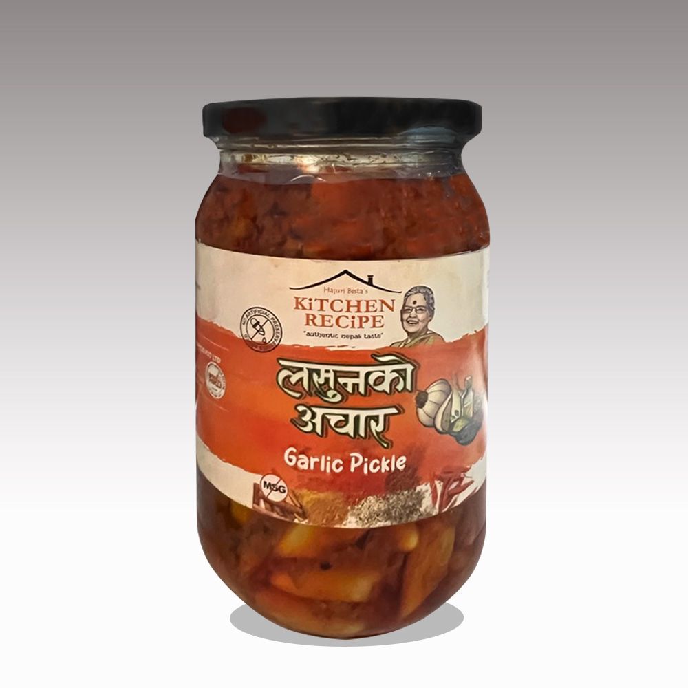 KiTCHEN RECiPE Garlic Pickle, 380 gms