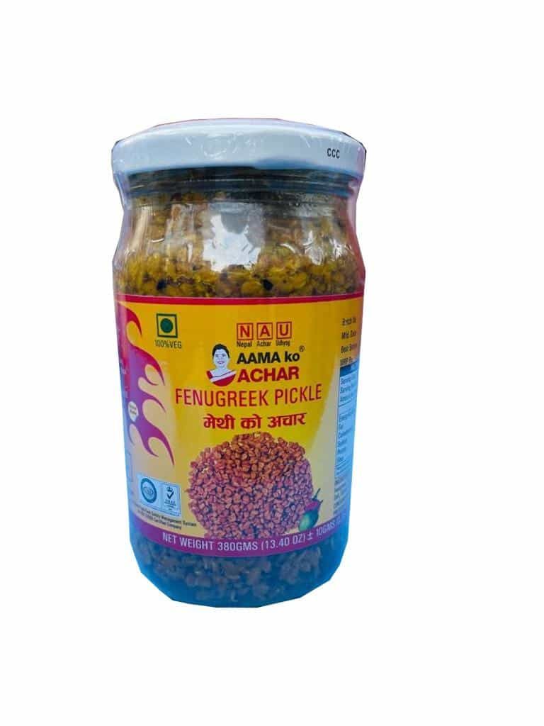 Aama ko Achar-Fenugreek Pickle (Methi) 380gm