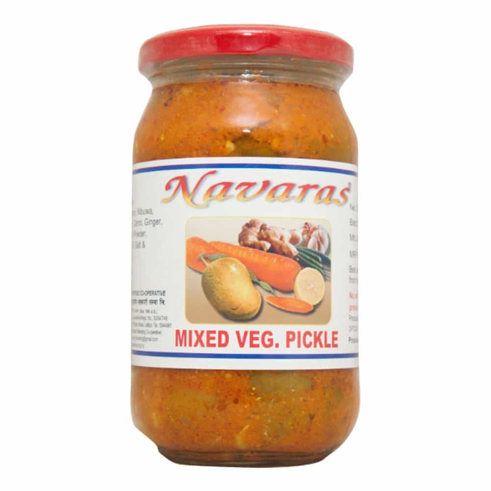 Navaras Mixed Veg Pickle, 400gm