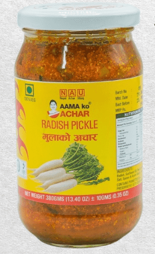 Aama ko Achar- Radish Pickle, 380gm