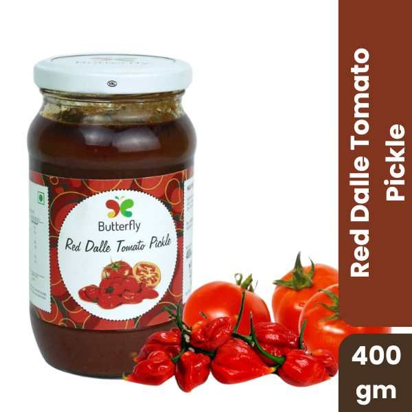 Butterfly Red Dalle Tomato Pickle, 400gm