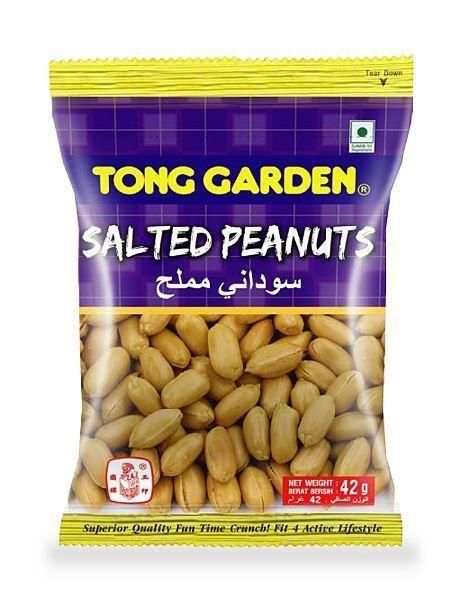 Tong Garden Salted Peanuts, 42gm