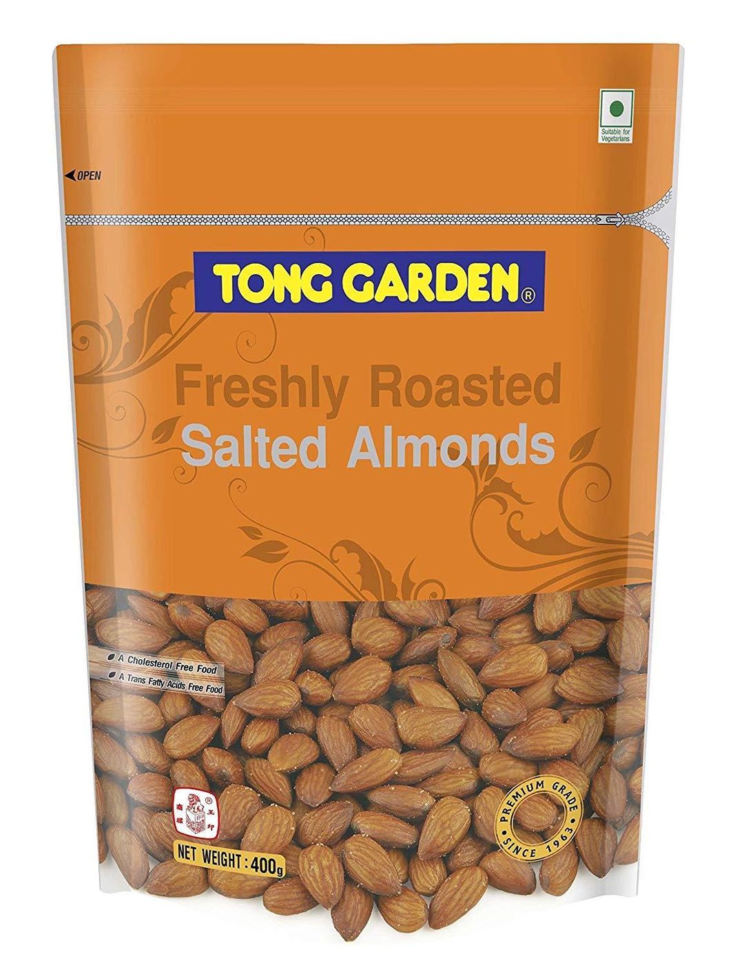 Tong Garden Salted Almonds, 400gm