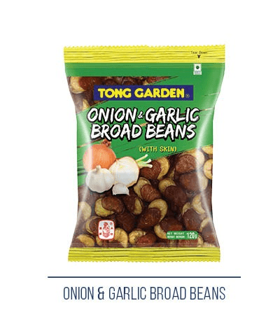 Tong Garden Onion & Garlic Broad Beans With Skin, 120gm