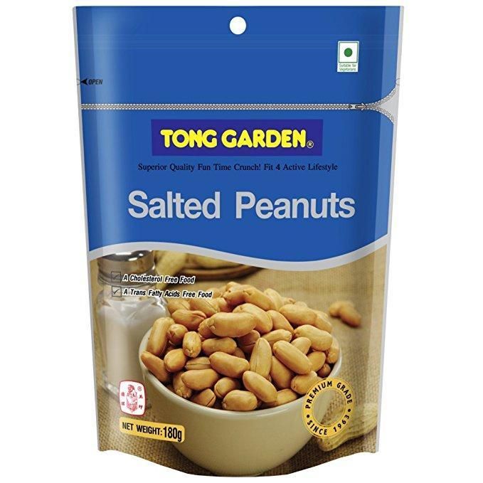 Tong Garden Salted Peanuts, 160gm Pouch