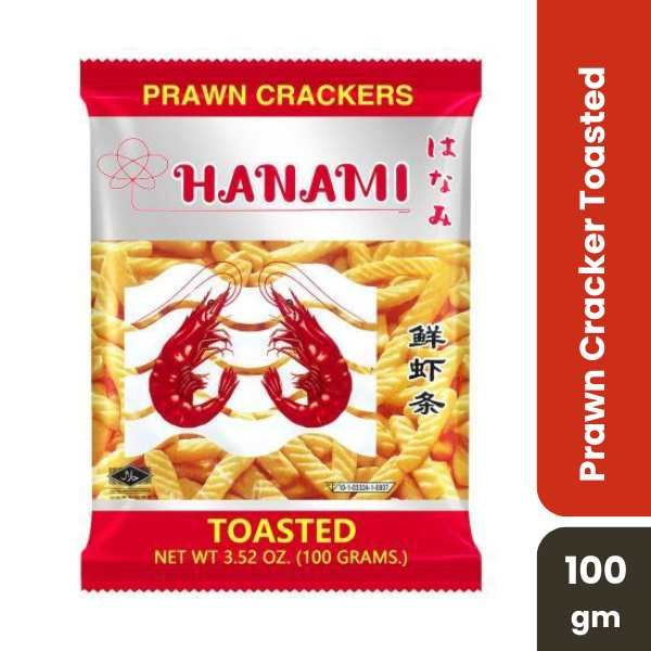 Hanami Prawn Cracker Toasted, 100gm