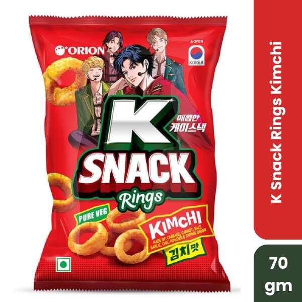 Orion K Snack Rings Kimchi, 70gm