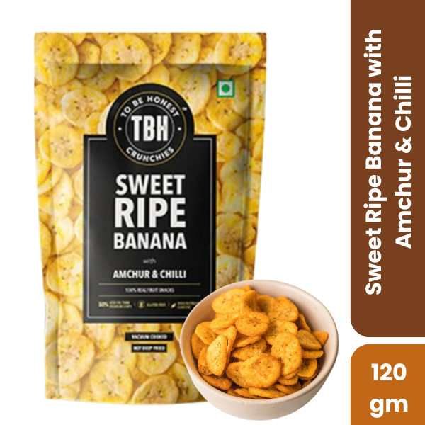 TBH Chips Sweet Ripe Banana with Amchur & Chilli, 120gm