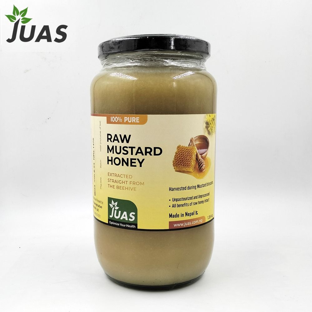 Juas Raw Mustard Honey, 1.35Kg