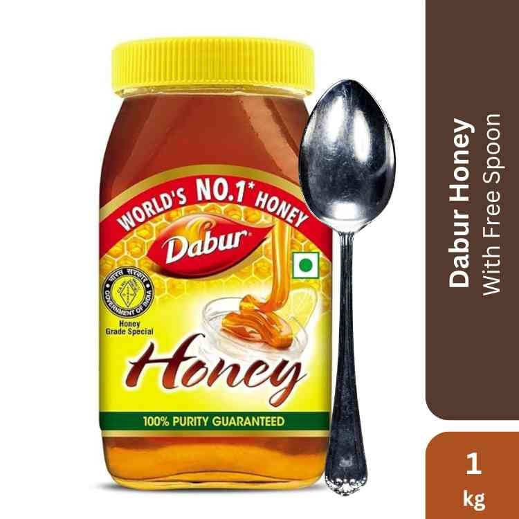 Dabur Honey, 1kg (Free Spoon)