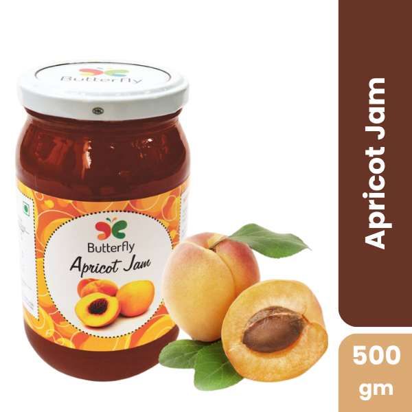 Butterfly Apricot Jam, 500gm