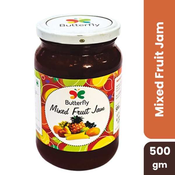 Butterfly Mixed Fruit Jam, 500gm