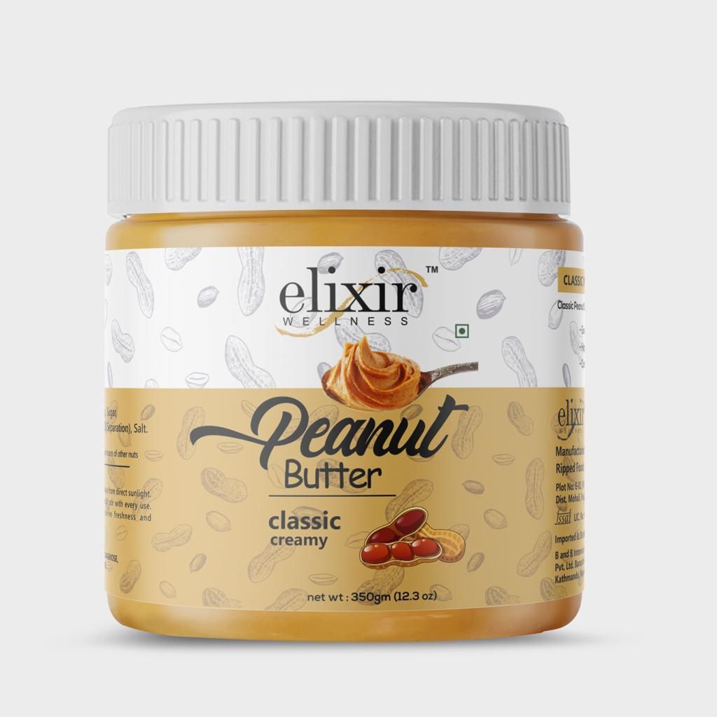 Elixir Classic Peanut Butter Creamy, 350gm