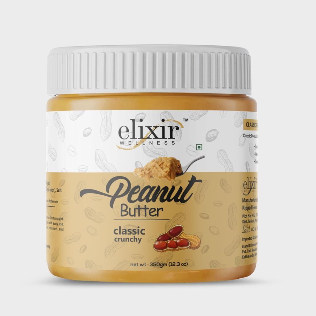 Elixir Classic Peanut Butter Crunchy, 350gm