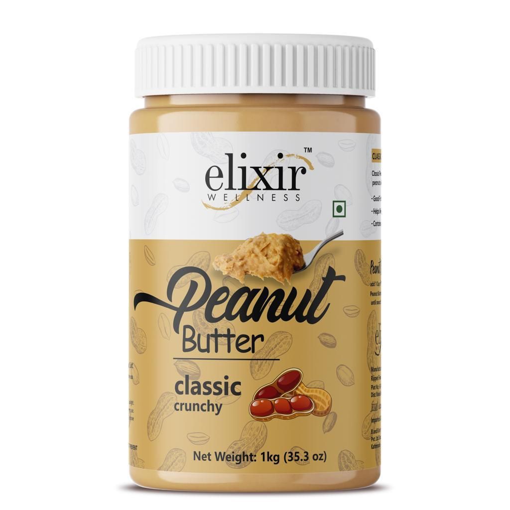 Elixir Classic Peanut Butter Crunchy, 1Kg