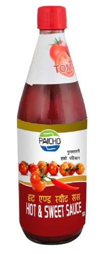 Paicho Hot & Sweet Tomato Chilli Sauce Bottle, 1Kg